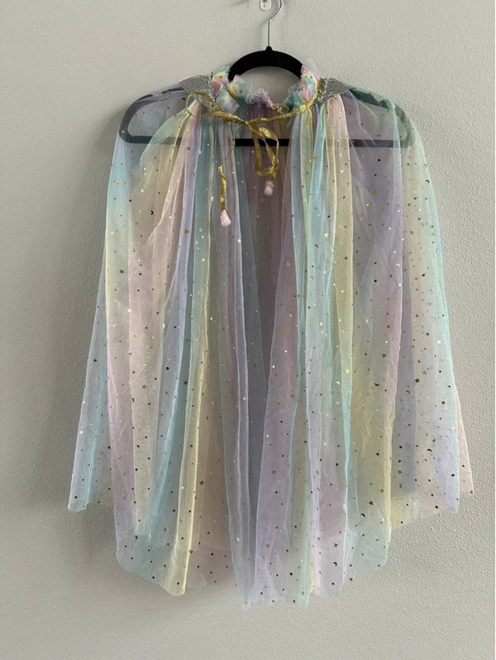 Girls sequin multicolor magical cape